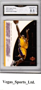 KOBE BRYANT 2000 UPPERDECK #438 PURPLE REIGN LAKERS GMA GRADED NM-MT+ 8.5 - Picture 1 of 2