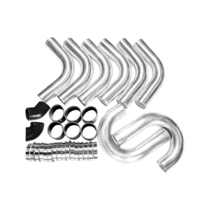 3" O.D. Mandrel Bent Universal Aluminum Piping Kit 2.0mm Thickness - Imagen 1 de 2