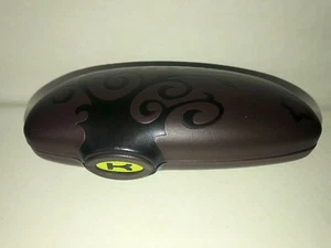 Koali Dark Brown Hard Clamshell Eyeglass Sunglass Case - Picture 1 of 7