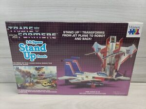 Transformers 3D Jigsaw Stand Up Puzzle Starscream Decepticon 1984 Sealed NIP!