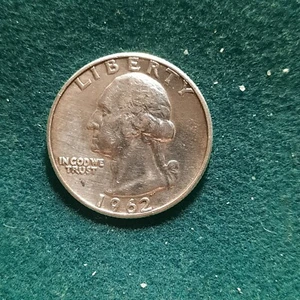 USA  1962 QUARTO DI DOLLARO QUARTER DOLLAR WASHINGTON ARGENTO 900 KM 164 - Foto 1 di 2