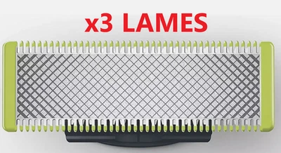 Lot of 3 Philips OneBlade Replacement Blades - Accuracy and Durability - Image 1 of 4