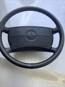 W124 300E 300Ce Steering Wheel Black Leather - 1244640228 - Picture 1 of 8