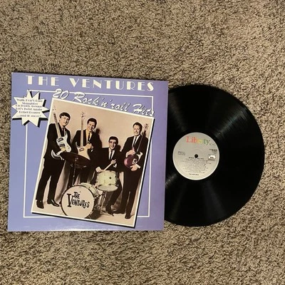 THE VENTURES - 20 ROCK 'N' ROLL HITS, LIBERTY, STEREO LP, IMPORT, 1979, NM ! - Image 1 of 4
