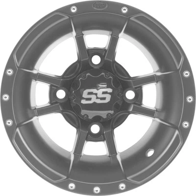 SS112 BLACK WHEEL 10X8 4/110 3+5 ITP 1028335536B - Image 1 of 2