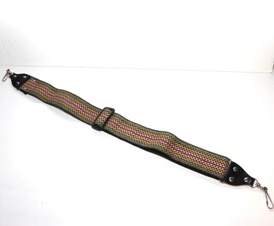 Woven Colorful Camera Neck Shoulder Strap 2" Made In Hong Kong Vintage - Image 1 of 4