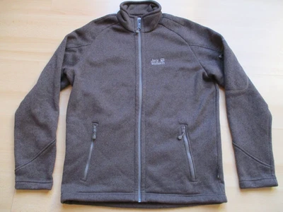 JACK WOLFSKIN Chaqueta Fleece Chaqueta Punto Hombre Marrón Meado S 46 48 MEUw - Imagen 1 de 4