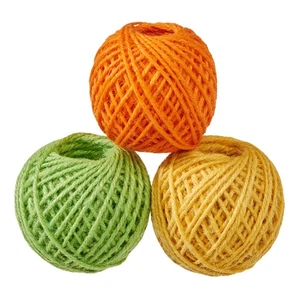 VBS Jutekordel-Set Juta 2mm 3 Knäuel á 30m Aufhängeband Juteband Band Bastelband - Bild 1 von 14