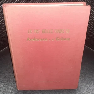 LIBRO VINTAGE Le più belle fiabe di ANDERSEN e GRIMM PERRAULT Collana rosa d'oro - Foto 1 di 11