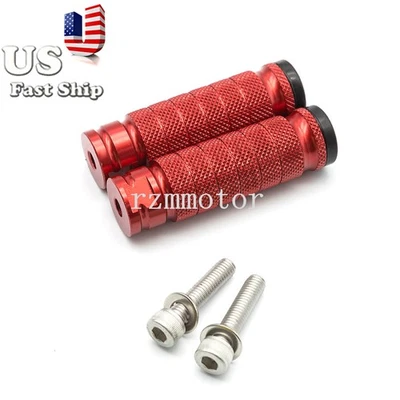 Reposapiés largos CNC pedales de estribo para Suzuki GSX250R GSXR250/750/600 8 mm delantero Foto 1 de 4