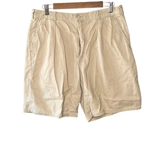 Polo Ralph Lauren Herren 34 Khaki Shorts Vintage Plissee Chino Made In USA - Bild 1 von 7