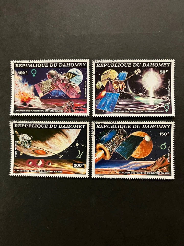Dahomey 1974 - Conquest of Solar System Planets stamps set CTO - Изображение 1 из 1