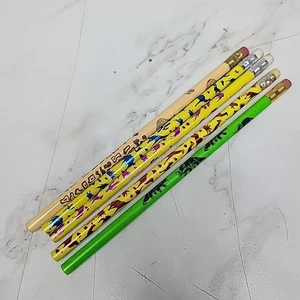 Nuovo lotto di 5 matite vintage stampa animalier dinosauro grafica foil - Foto 1 di 1