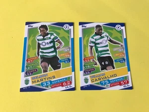 Sporting Lissabon x2 2016/17 Champions League Match Attax Topps Karten - Bild 1 von 2