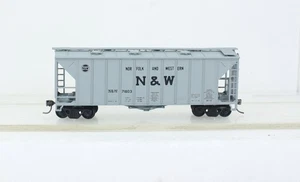 HO Scale Con-Cor Norfolk & Western 40' Airslide Covered Hopper Kadees N&W 71603 - Picture 1 of 7