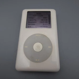Apple iPod Classic 4. Gen 20GB Weiß Silber A1059 Defekt 0081 - Bild 1 von 15