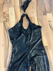 Tuta intera in lycra, catsuit schiena scoperta, tuta, taglia S, nuova, segni di conservazione - Foto 1 di 4