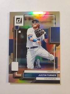 Tarjeta Donruss Stat Line Justin Turner 2022 # 97 Inserto de los Dodgers de Los Ángeles/500 - Imagen 1 de 1