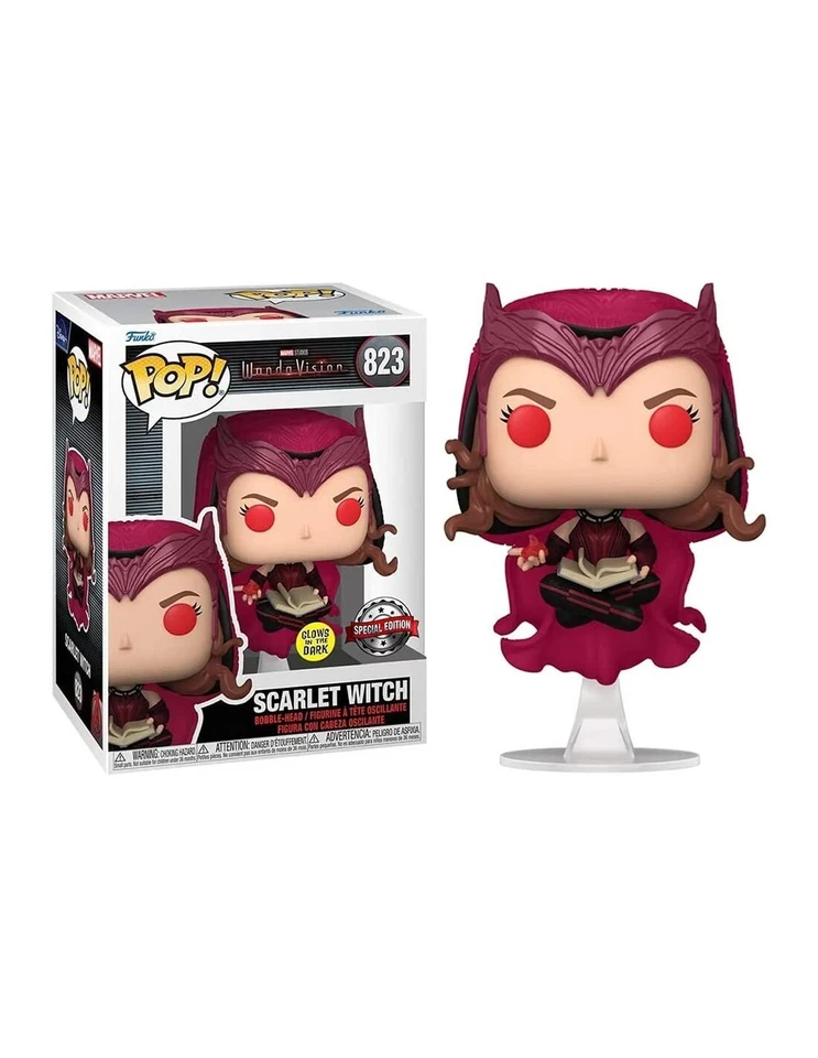 MARVEL WANDAVISION - SCARLET WITCH (GLOW IN THE DARK) - POP 823 - Immagine 1 di 1