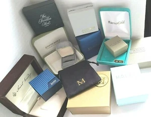 vtg LOT Designer Brand BOXES POUCHES ripka bixby swarovski + more / Free Ship US - Picture 1 of 3