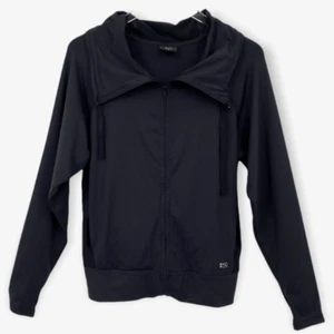 Splits59 Fifty Nine Jacket Women Medium Black Full Zip Thumbholes Stretch Casual - Picture 1 of 10