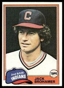 Jack Brohamer 1981 Topps #462 Cleveland Indians Baseballkarte - Bild 1 von 2