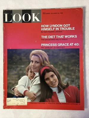 1969 December 16, LOOK Magazine, Princess Grace Turns 40 (BM15) Foto 1 de 3