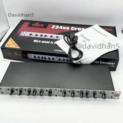 234XS Crossover Estéreo 2 Vías/3 Vías Electrónico Crossover Mono 4 Vías Dispositivo de Audio Foto 1 de 4