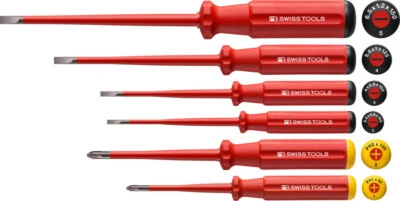 PB SWISS TOOLS 5542.SL ElectroTools VDE Schraubendreher PH + SLOT 6-tlg. NEU - Bild 1 von 4