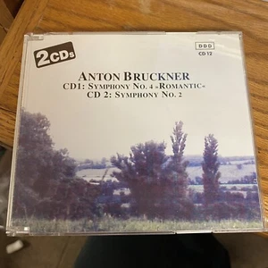 Symphony No. 4 Romantic and Symphony No. 2 by Anton Bruckner (CD, 1990) - Picture 1 of 2