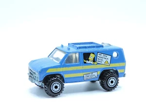 Hot Wheels 1977 The Simpsons Bart And Lisa Blue Baja Breaker Lifted Camper Van - Picture 1 of 8