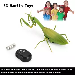 Remote Control Mantis Electric Animal Fake Toy Birthday Christmas Gift Kids US - Picture 1 of 13