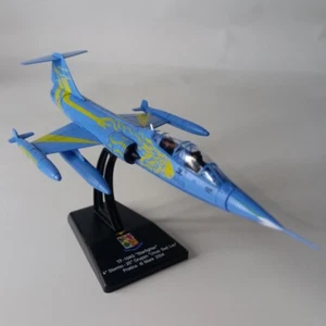 1:100 Alloy Diecast Military Model Italian Lockheed TF-104G StarFighter Aircraft - Picture 1 of 12