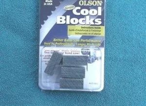 BS100 OLSON COOL BLOCKS REPLACES DELTA BS100 BAND SAW BLADE GUIDE BLOCKS - Picture 1 of 1