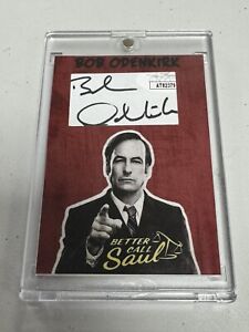 Bob Odenkirk Signed Better Call Saul Custom Trading Card - JSA AT82379