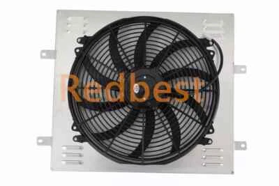 Aluminum Shroud&Fan For JEEP WRANGLER 1987-2006 1999 YJ TJ Radiator 2.5L I4#2101 Foto 1 de 4