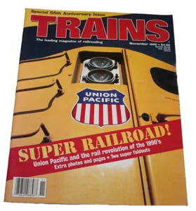 Trains Magazine November 1995 Super Railroad 55th Anniversary Issue - Foto 1 di 1