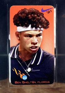 2021 Ben Shelton Rookie RC Tennis Florida Gators "Phenom" Mini Card - Picture 1 of 7