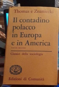 Il Contadino Polacco In Europa E In America Thomas Znaniecki Ed.Comunità 2. Vol. - Foto 1 di 1