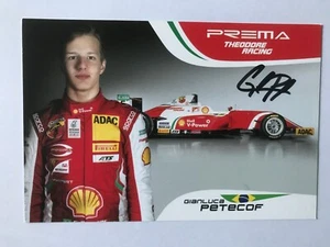 Autogramm GIANLUCA PETECOF (Brasilien)-Prema Theodor Racing-original signiert-AK - Picture 1 of 2