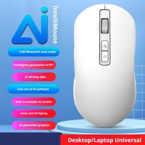 Ai Intelligent Voice Mouse Wireless Bluetooth DualMode Mute W/ Translate Wri ✨m - Picture 1 of 19