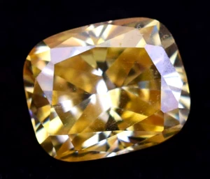 CVD giallo intenso coltivato in laboratorio da 1,20 ct, cuscino, chiarezza VV... - Foto 1 di 10