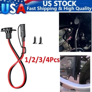 1/2/3/4 Pcs Quick Connect Adapter Male Plug To Female Socket Cable Sae Extension - Picture 1 of 17