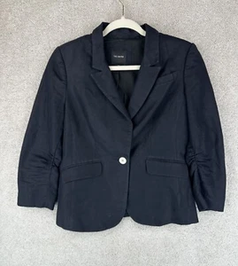 The Limited Jacke Damen Medium Schwarz Ärmel Leinenjacke - Bild 1 von 11