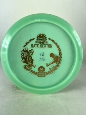 2017 Nate Sexton Bottom Stamp USDGC Glow Firebird Rare Innova disc 175 G Gold - Image 1 of 4
