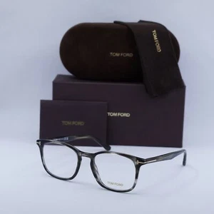 TOM FORD FT5505 005 Grey Havana 52mm Eyeglasses New Authentic - Picture 1 of 6