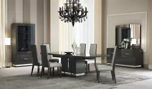 J&M Furniture Valentina Modern Dining Room Set, total of 7 Pieces - Picture 1 of 3