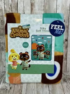 New Animal Crossing Tom Nook Throw Blanket Super Soft 40x50 Nintendo Timmy Tommy - Picture 1 of 6