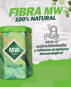 MW FIBER / FIBRA MW 100% NATURAL/Linaza/Gengibre/Flor de Jamaica/Te Matcha - Picture 1 of 7