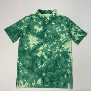 Nike Boys Polo Youth Golf Shirt Size XL tie dye camo performance stretch Tennis - Picture 1 of 9
